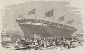 Launch of The Esk, at Millwall